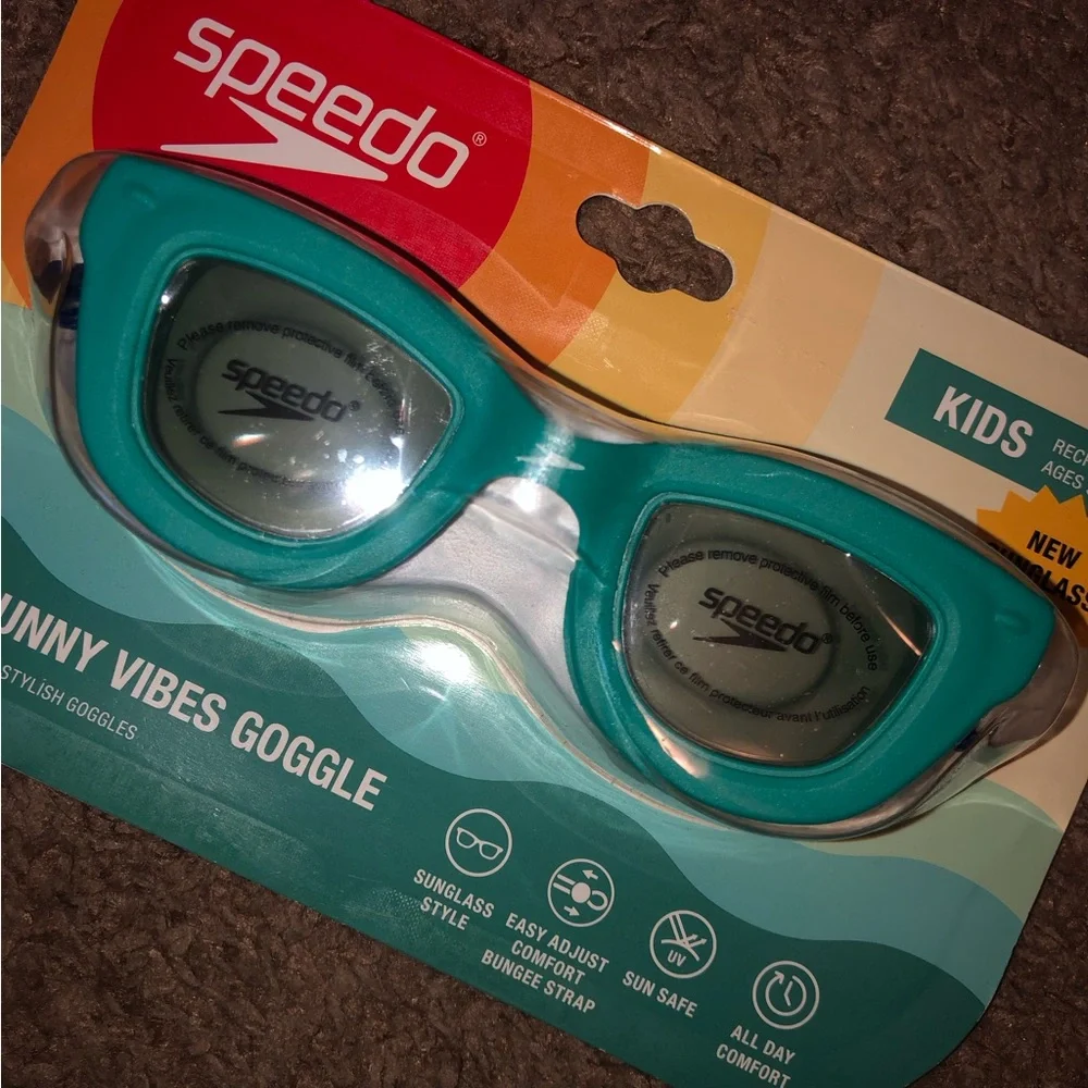 Speedo Kids Sunny Vibes Sunglass Style Goggles, New
